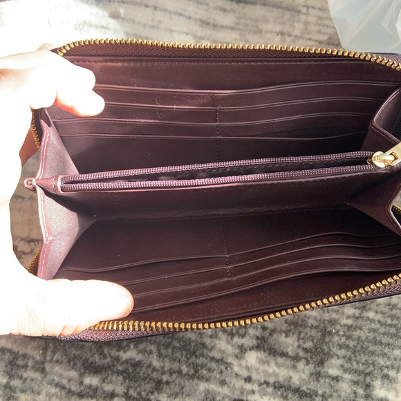 Coach Logo Floral matching wallet set / tote bag - Picture 11 of 16